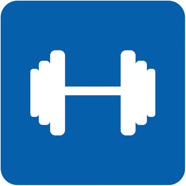 Fitness Center dumbbell icon